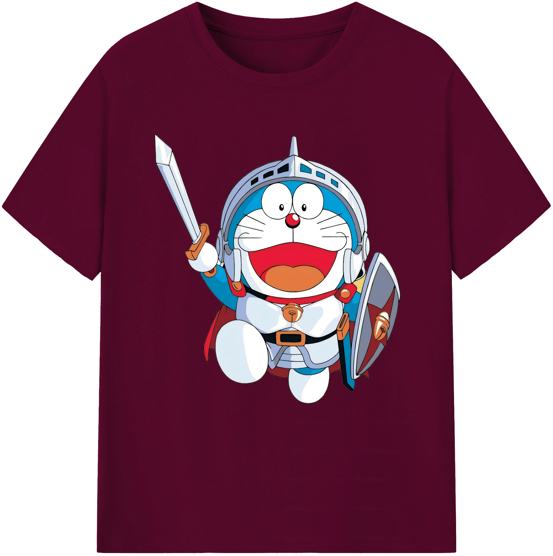 （画像用） ドラえもん Doraemon レディースカジュアルプリントTシャツ（綿100％）